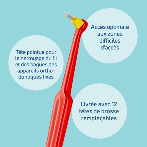 Brosse à dents TePe Interspace pour nettoyer vos appareils et implants - 7