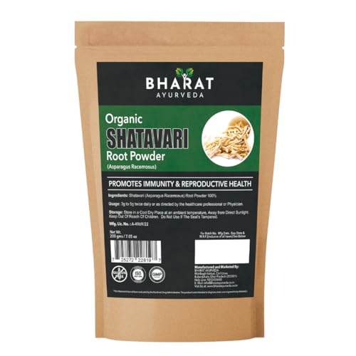 Image of Organic Shatavari Root Powder 200g (Asparagus Racemosus)| Ayurvedic Herbal Supplement for Women's Wellness, Reproductive Health & Fertility| Maintain Hormonal Balance &Boost Immunity | Reduce Stress & Anxiety Support