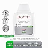 Bioxcin Szampon przeciw wypadaniu włosów przetłuszczających się (300 ml) – roślinny szampon przeciwzmarszczkowy z BIOCOMPLEX B11 i liposomami dla gęstszych włosów i mniejszego wypadania włosów