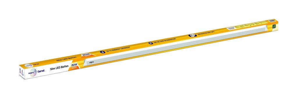 wipro 20W LED White Batten, Pack of 2 (Garnet) 1