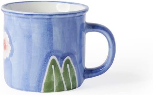 Prickly Pear Isa Floral Circle Handle Mug, 350 ml Capacity