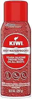 Kiwi Boot Waterproofer - Tough Silicone Waterproof Spray for Boots (1 Aerosol), 10.5