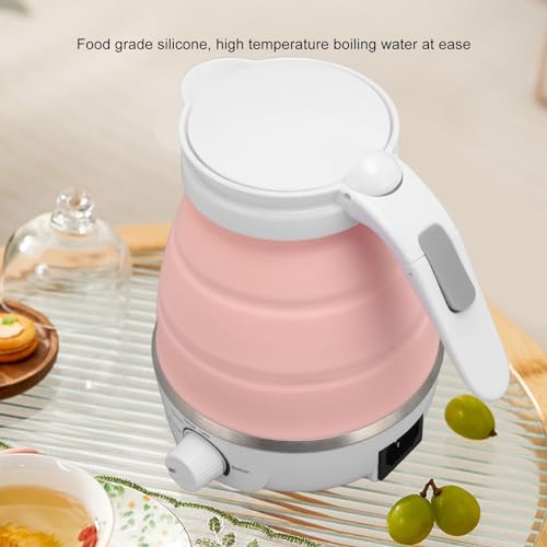 Luqeeg Tetera Eléctrica Plegable de Viaje 600ml miniatura 4