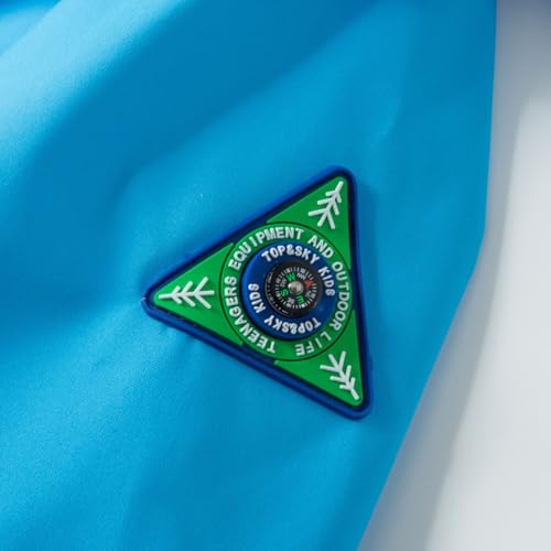 image for IjnUhb Kids Rain Jacket Boys Girls Waterproof Hooded RainCoat Toddler 