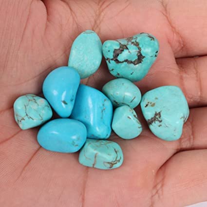 REAL-GEMS AAA & Very Natural Blue Turquoise 72.50 Carat Lot of 4 Pcs Stones Healing Crystals Turquoise Rough Loose Stones2
