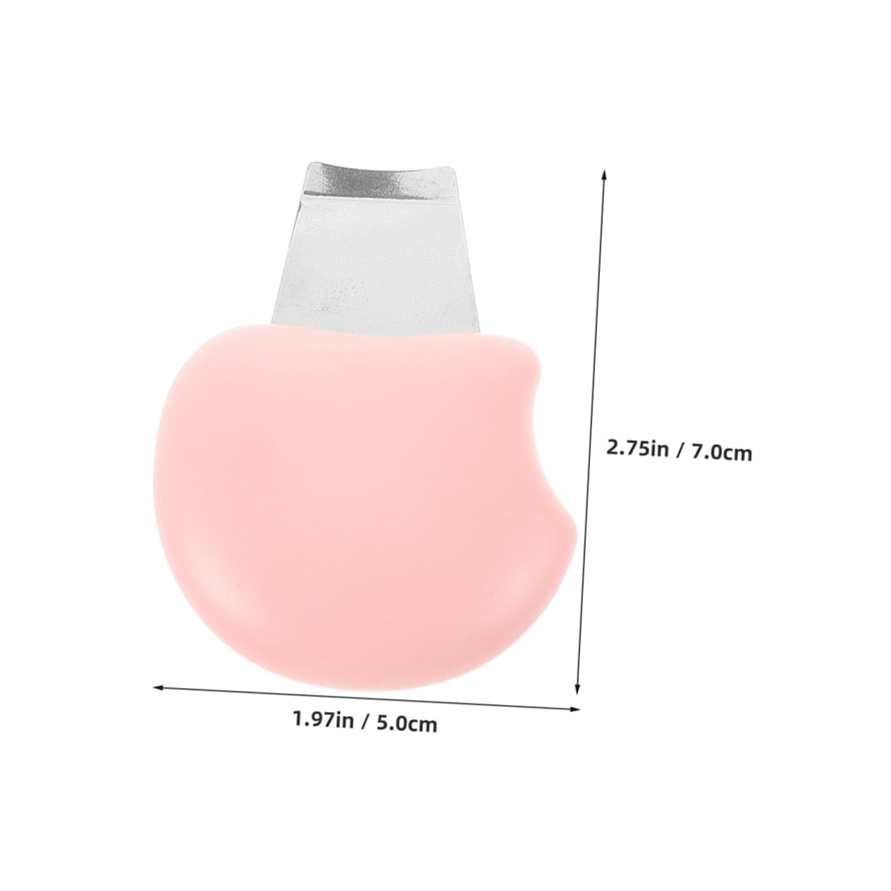 Healeved Stainless Steel Beauty Tools Pore Cleaner Exfoliating Face Brush Nose Scraper for Home Skincare