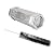 KONTONTY 1 Set Smoker Pit Stash Pipe Electric Griddle Seals Liner Pellet Generator Machine Charcoal Lid Oven Grills Tube Portable Kit Gasket Ashtray Hibachi Grill Silver 304 Stainless Steel
