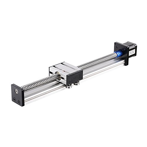 Tornillo de bola de guía lineal de 300 mm de longitud de viaje Sfu1605 DIY CNC Router Parts X Y Z Linear Stage Actuador con motor paso a paso NEMA17 Cover