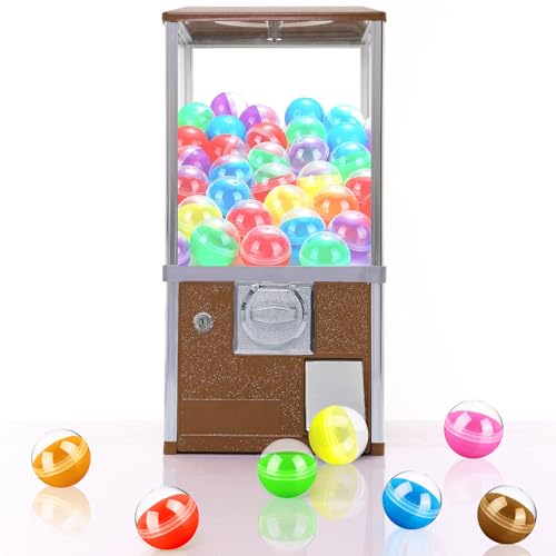Image of 100 PCS Colored Round Plastic Balls Bulk 1.75 Inch Semi Transparent Balls for DIY Crafts Party Favors and Collectibles(Random Color)