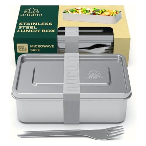 Umami Stainless Steel Lunch Box with Fork Cover