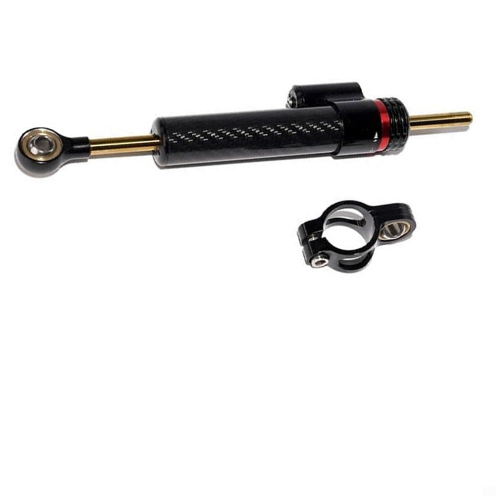 Amortiguador de dirección para moto elimina vibraciones con sistema estabilizador CNC