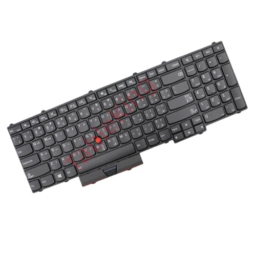 Clavier de Rechange pour Lenovo Thinkpad P50 P70 Premium Rétroéclairé Arabe