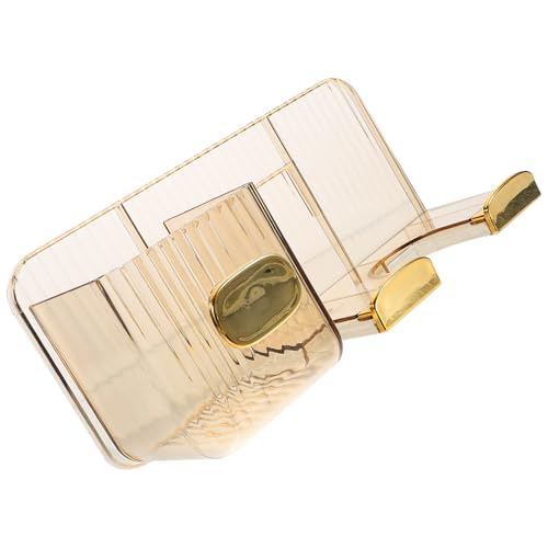Support mural pour sèche-cheveux sans perçage porte-outils coiffure ABS ambre