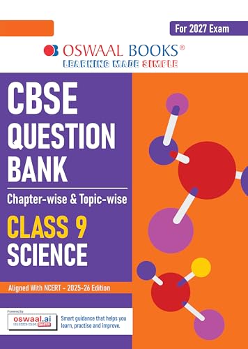 Image of (Old Edition) Oswaal CBSE Question Bank Science Chapter-wise & Topic-wise Class 9 For 2027 Exam with Competency Based Questions & Comprehensive NCERT coverage