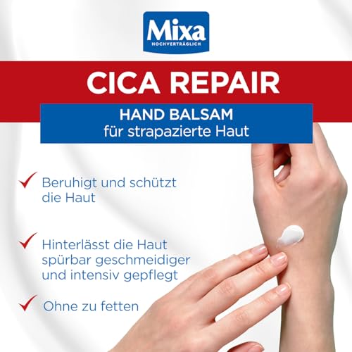 Handcreme für trockene, rissige Hände – Mixa Cica Hand Balsam 50 ml
