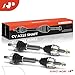 A-Premium Pair (2) Front CV Axle Shaft Assembly Compatible with Jeep Cherokee 2014 2015 2016 2017 2018, 2.4L 3.2L, Driver and Passenger Side, Replace# 52123739AD, 52123739AC