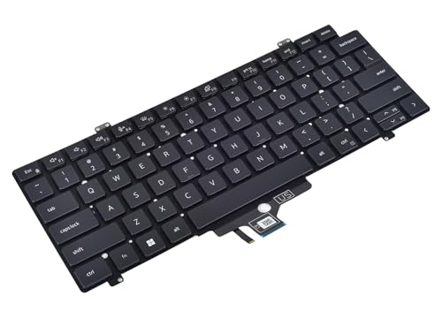 Image of Replacement Keyboard for Dell Latitude 5420 5421 5430 5431 5440 5450 7420 7430 7520 7530, Precision 3470 3480 3490 Series Laptop with Backlit P /N: MV4X8 0MV4X8, US Layout