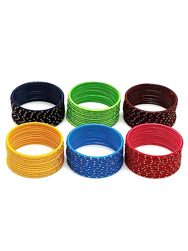 Colorful Bangles Set of 144 for Women (2.4)