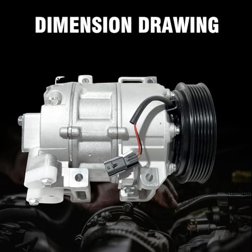 Image of Air Conditioner A /C AC Compressor with Clutch for Nissan Altima 2007-2012 | for Nissan Sentra 2.5L 2007-2012,Replace CO10886C,92600ET80A, 92600ET81A,92600ET81B,92600JA000,92600JA00A,92600JA00B