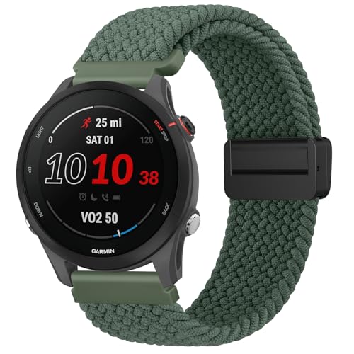 [YGTBSR]�҂ݍ��ݐL�k���o���h Garmin Forerunner 570 42mm/Vivoactive 6 / 5�Ή� ���C�o�b�N�� �L�k���i�C���� ���i�K�ɒ����ȃX�e�����X�X�`�[���o�b�N���t���j�����p �R���p�`�u��Forerunner 165 
