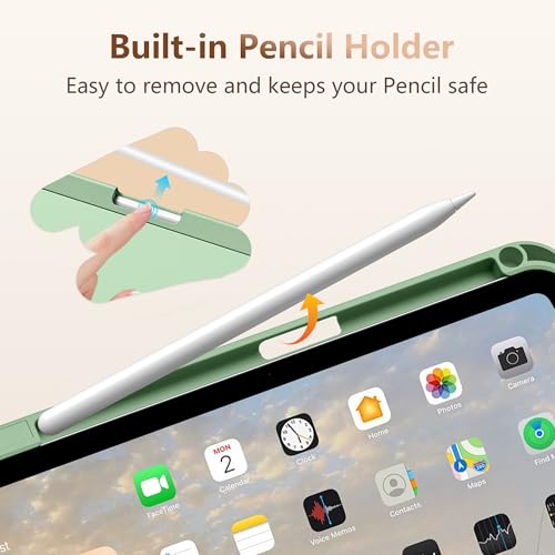 Étui pour iPad 11e génération 11" 2025 coque avec porte-crayon antichoc - 3