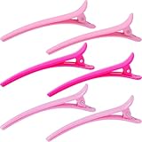 Incinkod 6 Pcs Alligator Hair Clips for Styling, Duck Clips for Hair, Non-Slip...