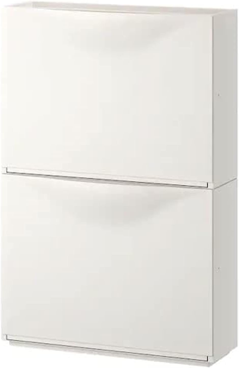 IKEA Trones Polypropylene Storage Cabinet for Storing Shoes, Gloves and Scarves, 52x18x39 cm (White) - Pack of 2