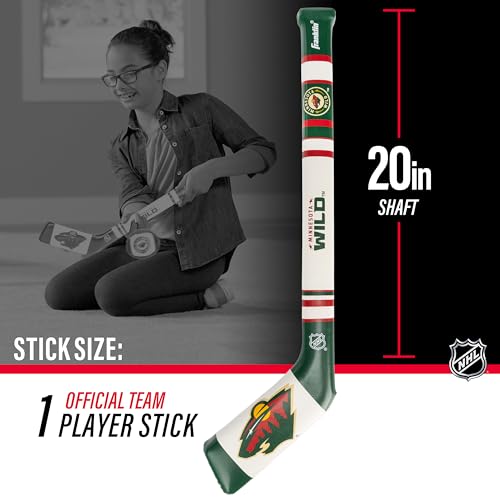 Image of Franklin Sports NHL Team Mini Soft Hockey Stick Set - NHL Team Soft Foam Mini Hockey Stick and Ball - Great Toy for Kids