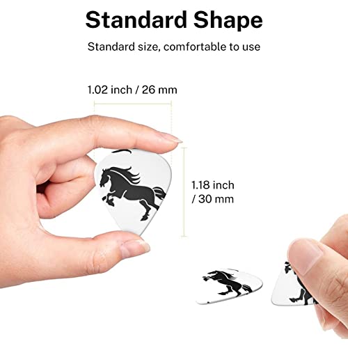 Running Horse Lot de 6 médiators pour guitare acoustique, guitare électrique, basse, ukulélé – fins, moyens et épais. - Les Beatles, Paul McCartney, John Lennon, RIngo Starr, George Harrison Running Horse Lot de 6 médiators pour guitare acoustique, guitare électrique, basse, ukulélé – fins, moyens et épais. – Image 8