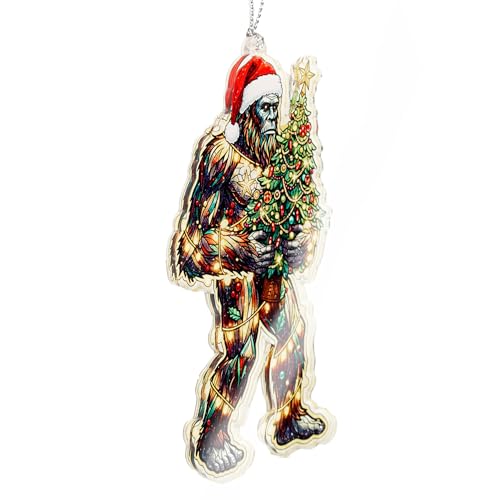 Image of Funny Christmas Ornaments - Bigfoot Gifts - Big Foot Sasquatch Gift - Sasquatch Gifts - Bigfoot Ornament - Christmas Ornaments 2026 - Xmas Tree Funny Decoration