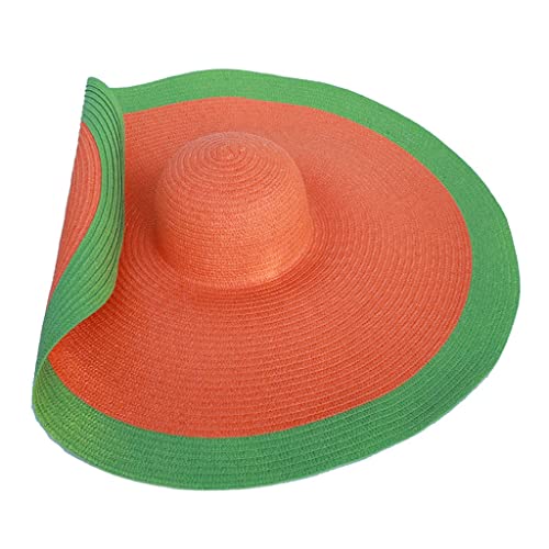 Chapeau de paille pliable pour femme contre la chaleur estivale