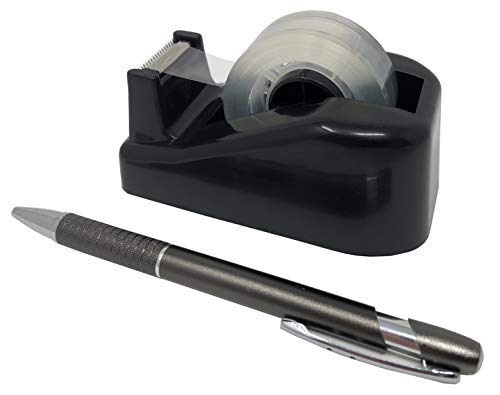 Clipco Premium Small Tape Dispenser with Tape Included (Pack of 3)