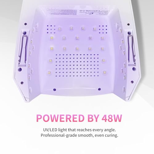 Image of iGel Beauty Hybrid - X Nail Lamp - 48W UV /LED Nail Dryer, Wireless Rechargeable, Smart Timer, Removable Tray, Cordless Gel Nail Lamp for Manicure Pedicure