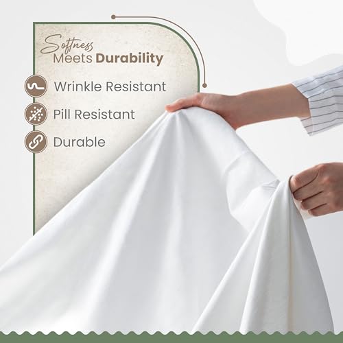 Image of EcoPure King Size Sheet Set, White