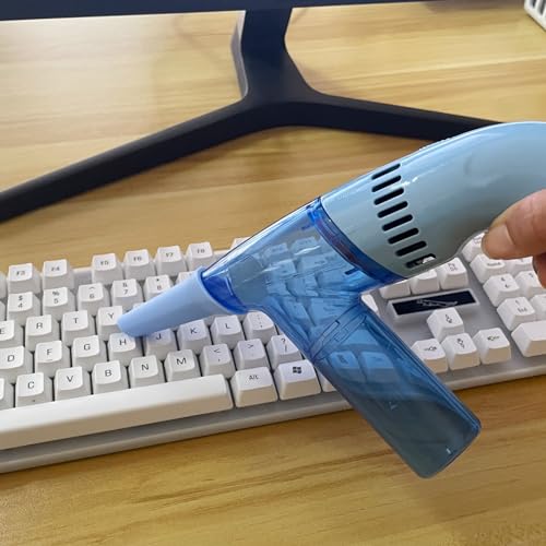 Image of Electric Bead Sucker Bug Vacuum Machine Hand Held Vacuums Tiny Car Vacuum Handheld Bead Suction Machine for Jewelry Making (Blue)