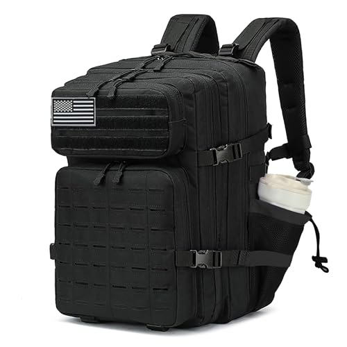 Image of Military Tactical Backpack 45L /25L 3 Day Assault Pack Molle Daypack Hiking Backpack for Men and Women
