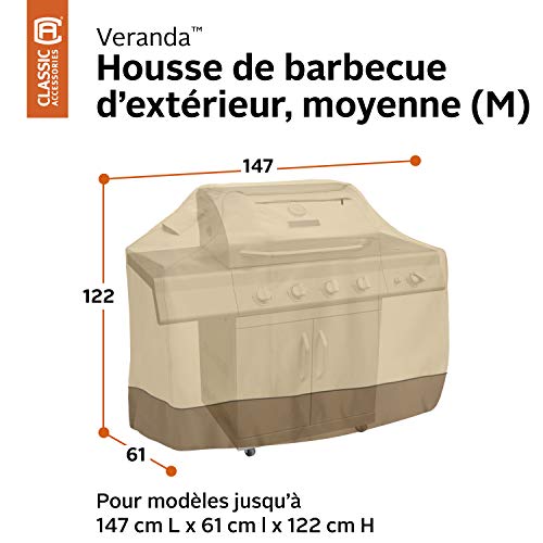 Classic Accessories Veranda Water-Resistant 58' BBQ Grill Cover