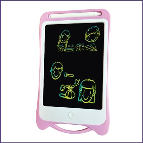 ToyMagic Multi-Coloured LCD Writing Tablet 8.5 inch|Educational Learning Pad|Drawing Tablet|Erasable Magic Slate|Digital Notepad for Kids 3+|Birthday Return Gifts|Scribbling Activity Tab|Made in India ToyMagic Multi-Coloured LCD Writing Tablet 8.5 inch|Educational Learning Pad|Drawing Tablet|Erasable Magic Slate|Digital Notepad for Kids 3+|Birthday Return Gifts|Scribbling Activity Tab|Made in India