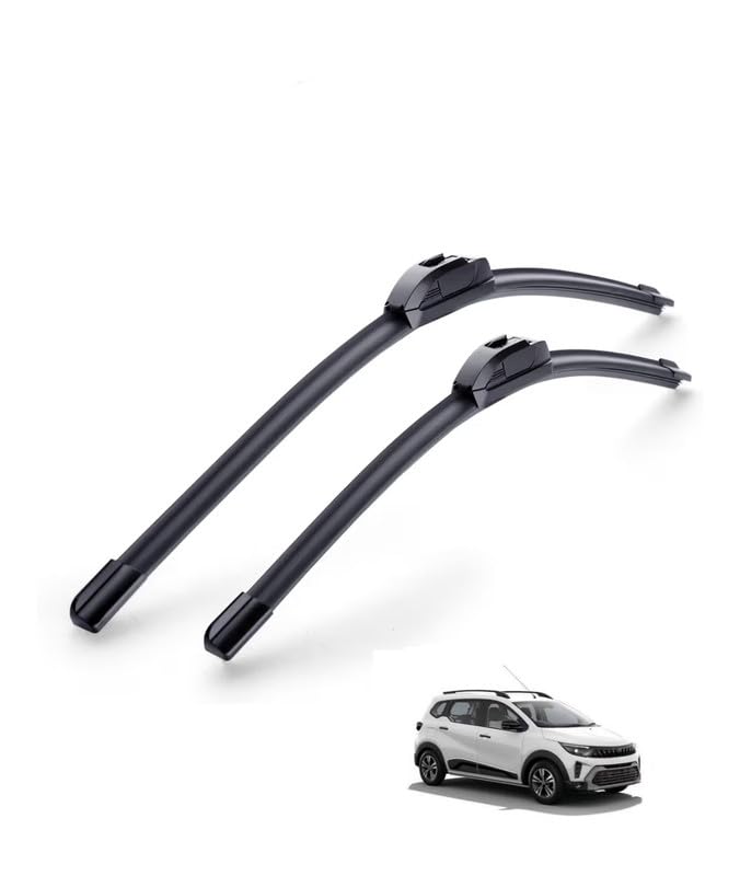 All Season Frameless/Soft Wiper Blades Fits For Renault Triber Size-22/550mm+16"/400mm(Pack of 2)-image-39