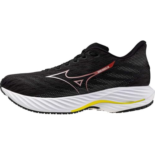 Mizuno Tênis de Corrida Masculino Mizuno Wave Rider 28 38 Preto