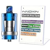 Faites glisser la molette située sur le dessus du clearomiseur et ajustez l'arrivée d'air selon vos besoins : une large fenêtre correspond à une vape aérienne, tandis qu'une ouverture plus étroite est destinée à un tirage plus serré