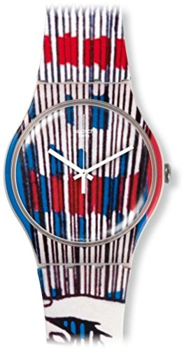 Montre Swatch analogique SUOM101 mixte pour en finir avec les bracelets rigides qui blessent