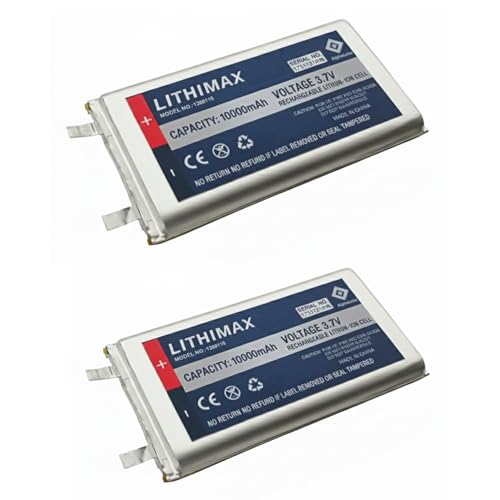 Generic LITHIMAX 1260110 10000mAh 3.7V Li-Po Battery Pack of 2 - Image 2