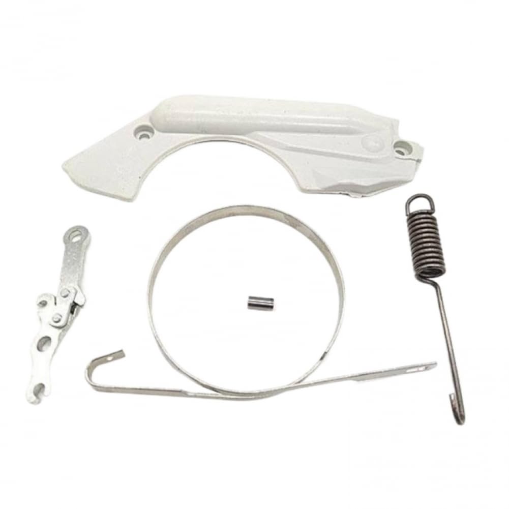 Kit de reparación de cubierta de embrague de palanca de manija de banda de freno de cadena Compatible con motosierra MS180 MS170 018 017 MS 180 170
