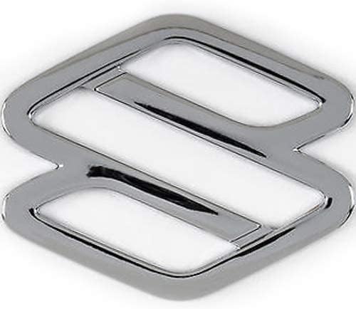 Maruti Gypsy Front Grill Grille 3D Chrome Emblem Logo Badge Sign Decal Logo S Mark
