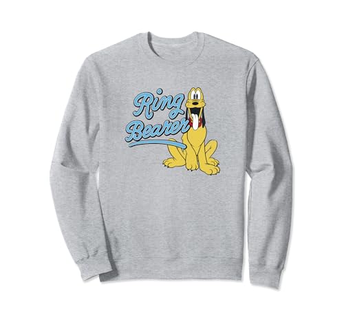 Sweatshirt Disney Pluto imprimé col rond pull mode rétro Mickey