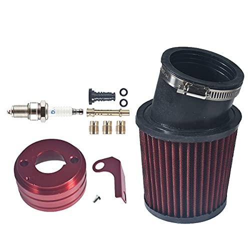 Daliamo 62mm Inlet Air Filter With Adapter 5 Jet Kit For Predator 212cc Engine Racing Go Kart Cart Mini Bike Daliamo 62mm Inlet Air Filter With Adapter 5 Jet Kit For Predator 212cc Engine Racing Go Kart Cart Mini Bike