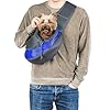 Pet Dog Cat Sling Carrier Bag Puppy Sling Carrier Puppy Shoulder Carry Bag Adjustable Pet Bag Carrier Hands Free Cat Carry Bag with Mesh Pouch Pet Travel Carrier Tote Bag for Walking Outdoor Subway #1