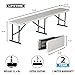 Lifetime 80305 Portable Folding Bench, White