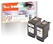 Produktbild Peach C560/561 Spar Pack Druckerpatronen XL (BK, C) ersetzt Canon PG-560XLBK, CL-561XLC, 3712C006 für z.B. Pixma TS 5350, 7451, 5351, 5300, PI100-454, Schwarz/Cyan Magenta Gelb